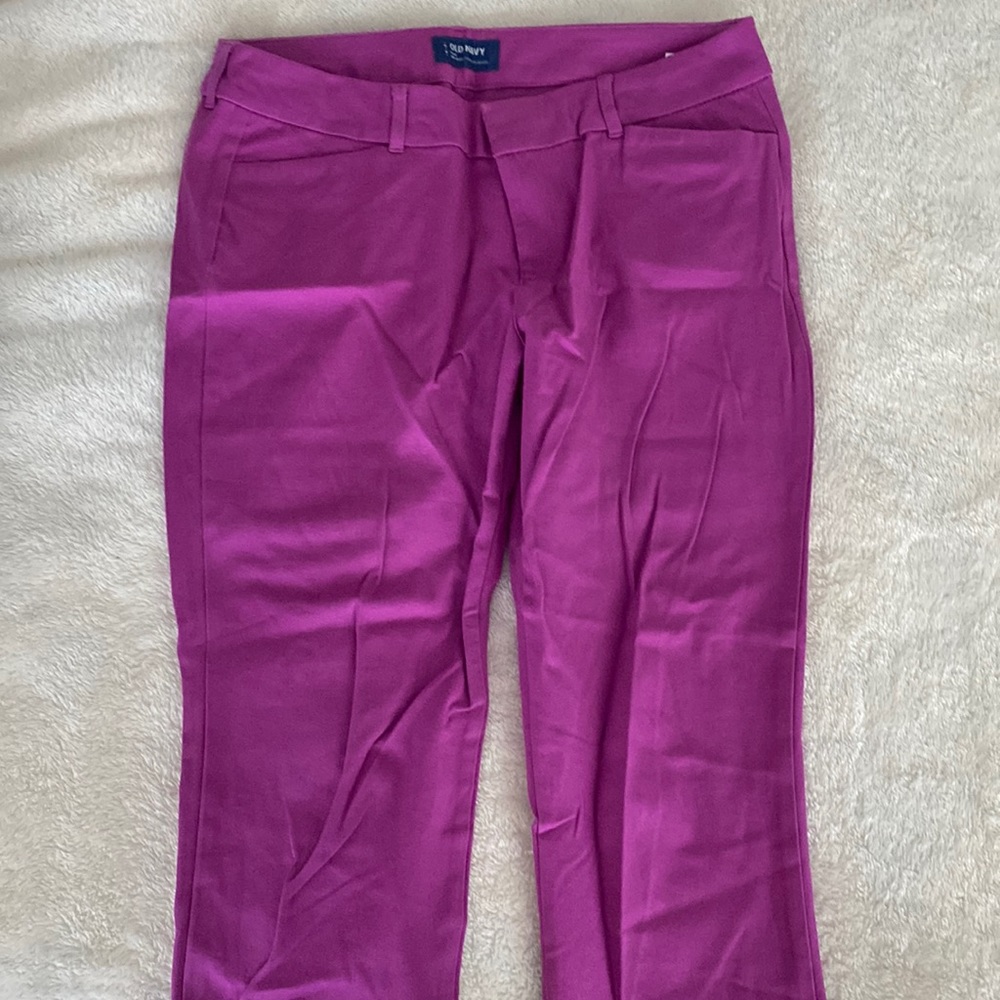 Womens magenta pixie pants